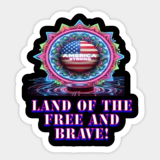 America Strong! Sticker